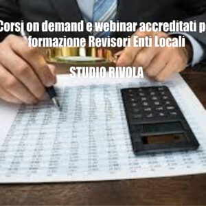 Formazione on demand accreditata per Revisori Enti Locali